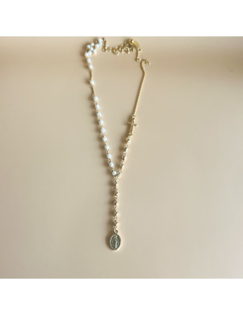 Colar Faith Prata dourada