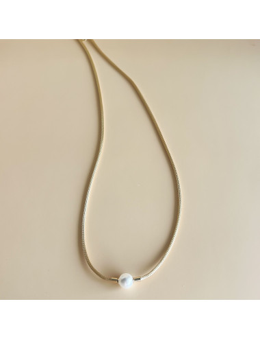 Colar Eva Prata Dourada