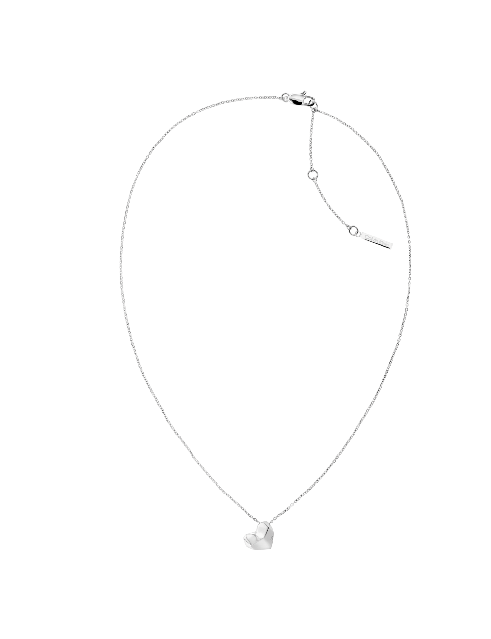 Colar Faceted Heart CK Jewelry