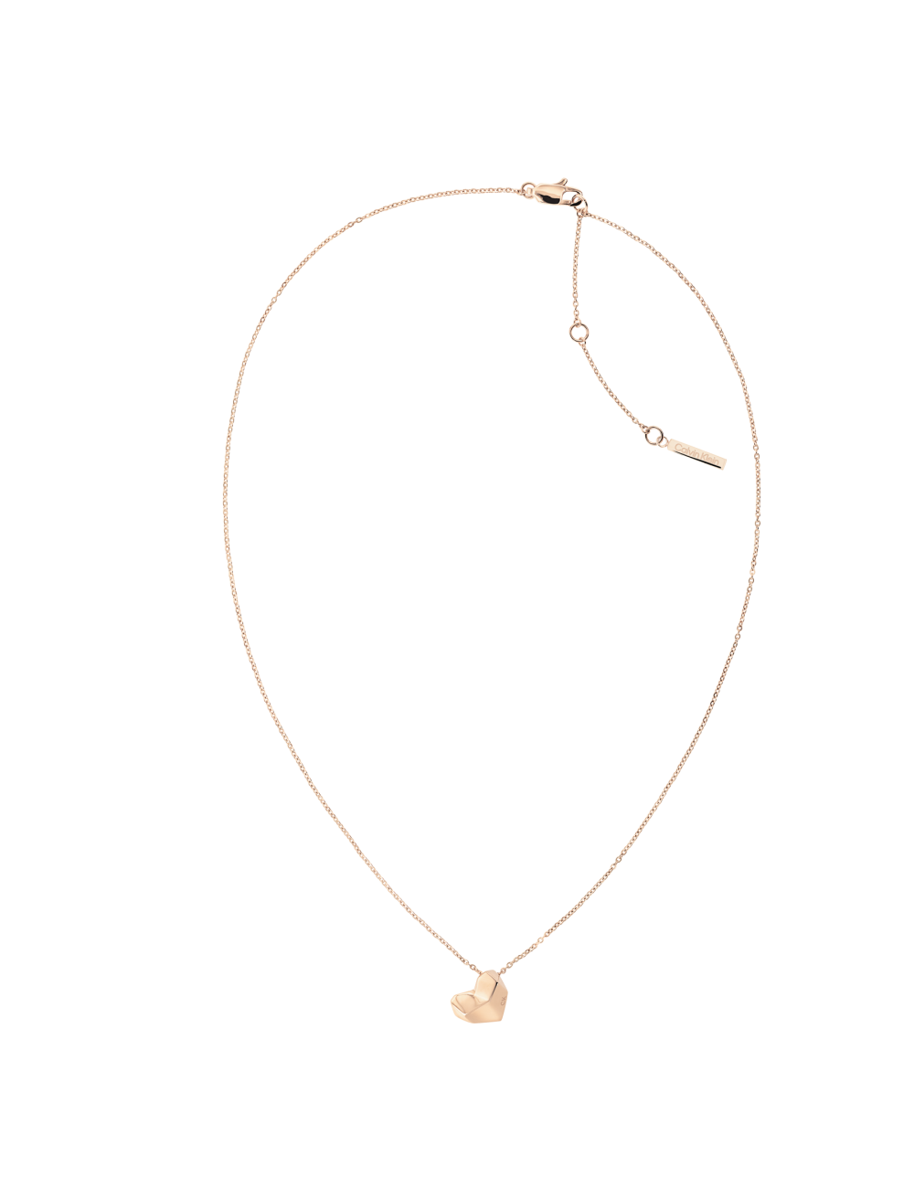 COLAR FACETED HEART CALVIN KLEIN