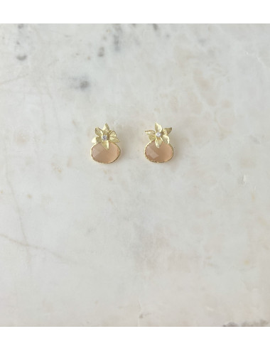 BRINCOS VERONA PRATA DOURADA