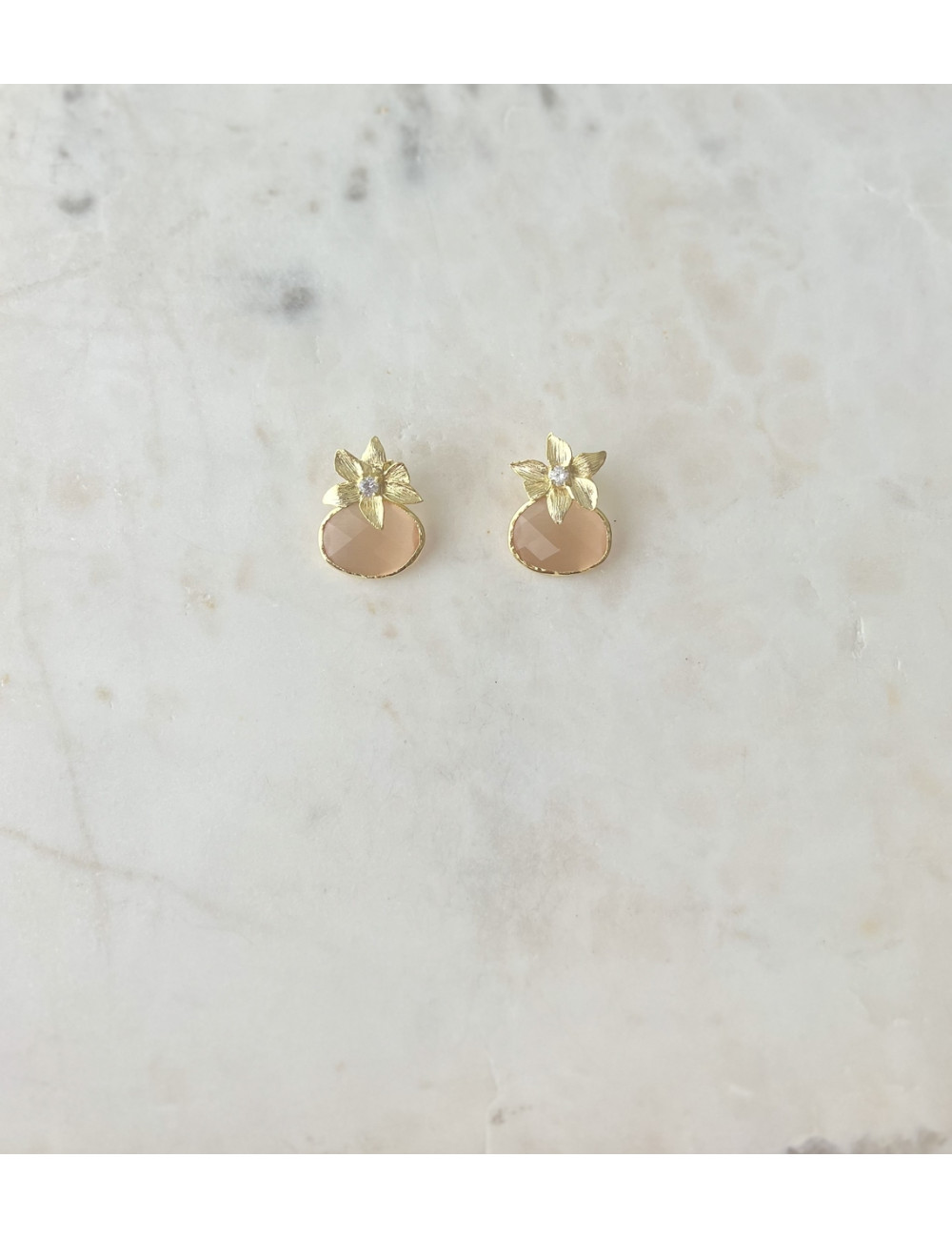 BRINCOS VERONA PRATA DOURADA