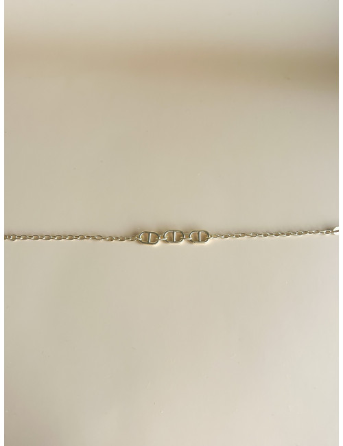 Pulseira Trio Prata Dourada