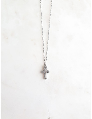 COLAR CRUZ PRATA