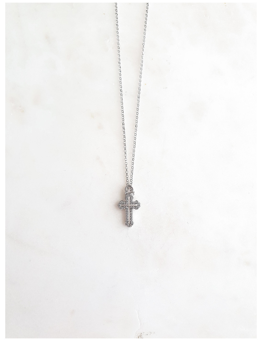 COLAR CRUZ PRATA