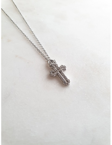 COLAR CRUZ PRATA