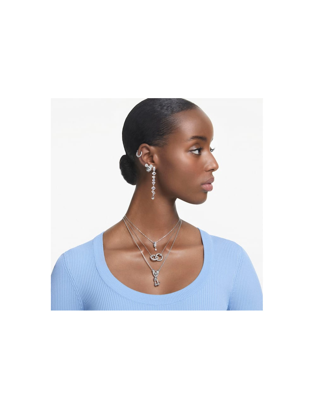 Brincos Disney Mickey Mouse Swarovski