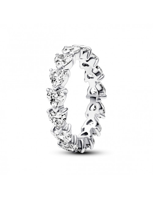 Anel Hearts Sterling Silver Pandora