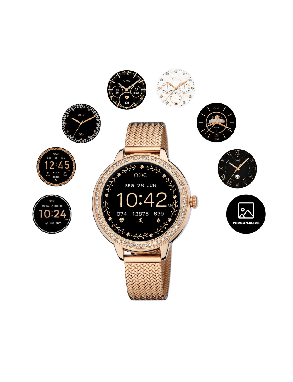 Smartwatch One Mini Spark Rosegold