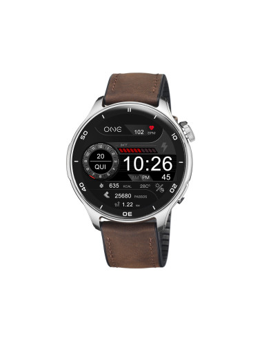 Smartwatch One Men Explorer GPS Brown