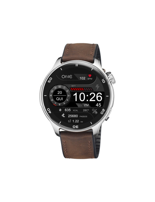Smartwatch One Men Explorer GPS Brown