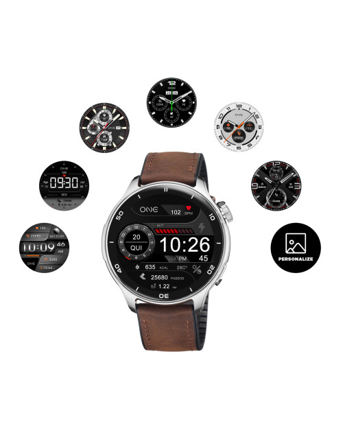 Smartwatch One Men Explorer GPS Brown