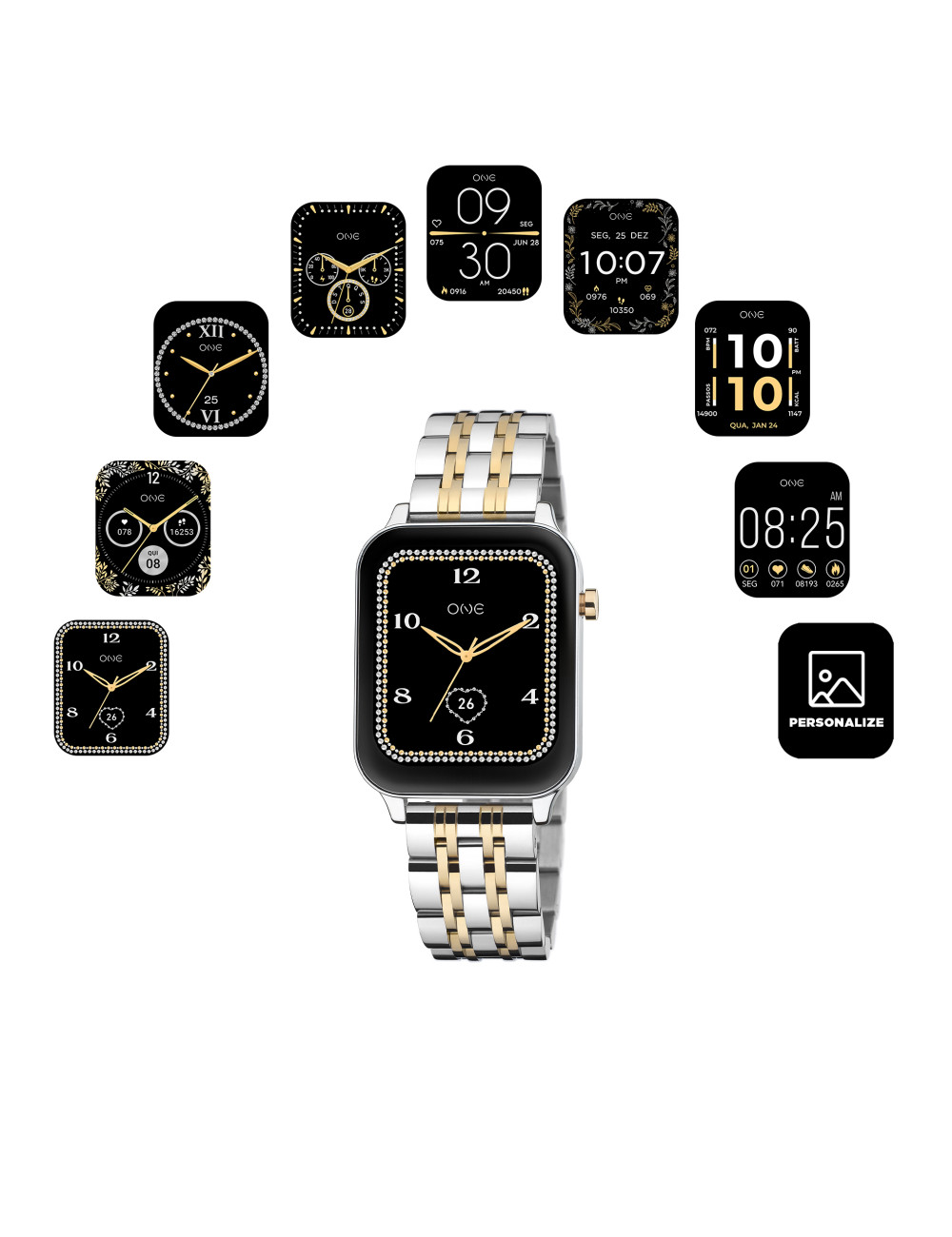 Smartwatch One MagicCall Bicolor Links