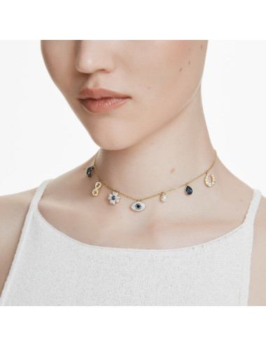 GARGANTILHA SYMBOLICA BLU SWAROVSKI