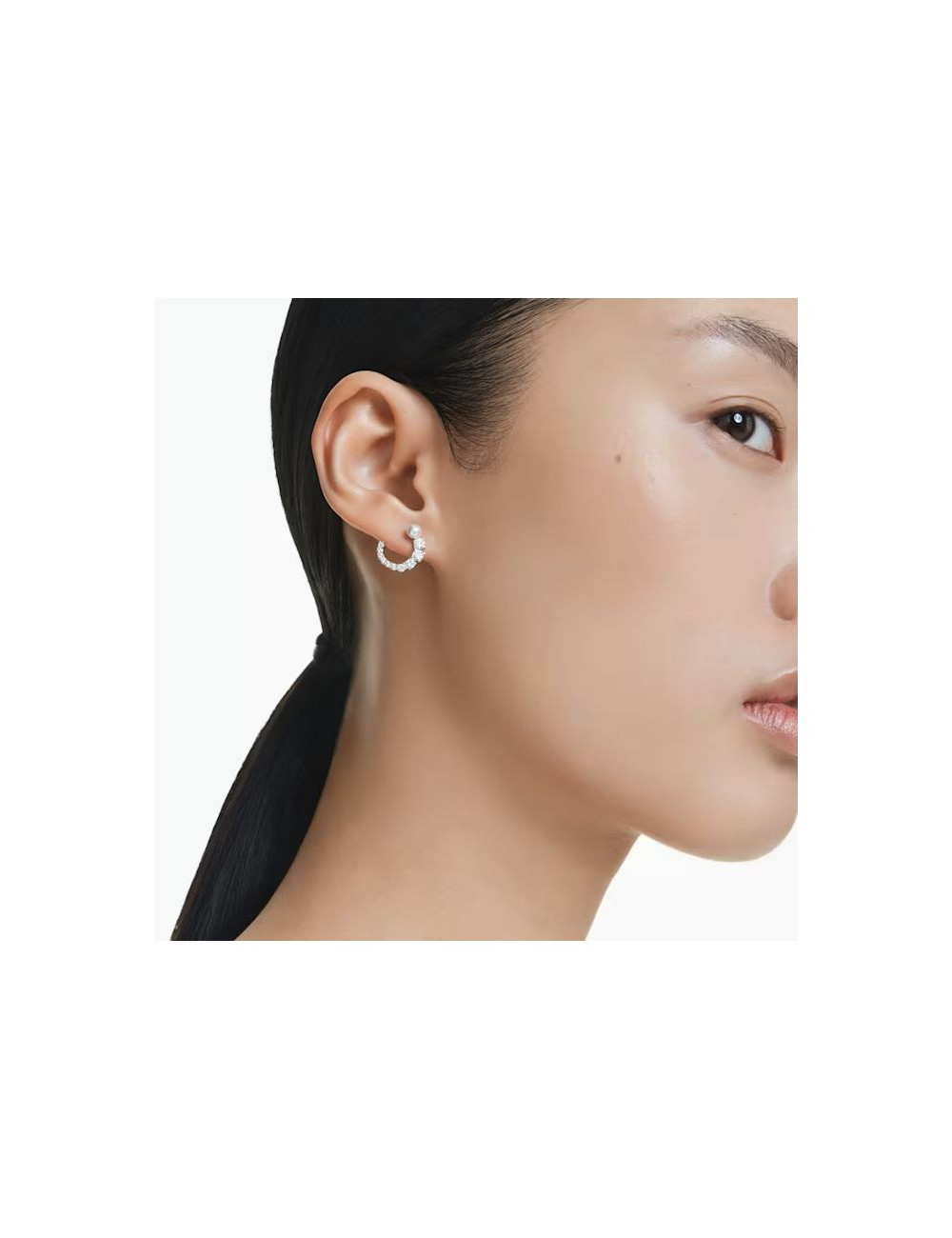 Brincos argola Matrix Swarovski