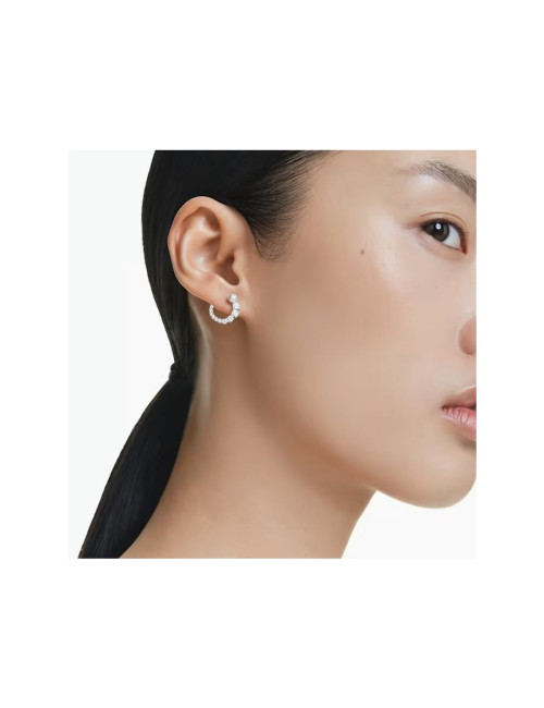 Brincos argola Matrix Swarovski