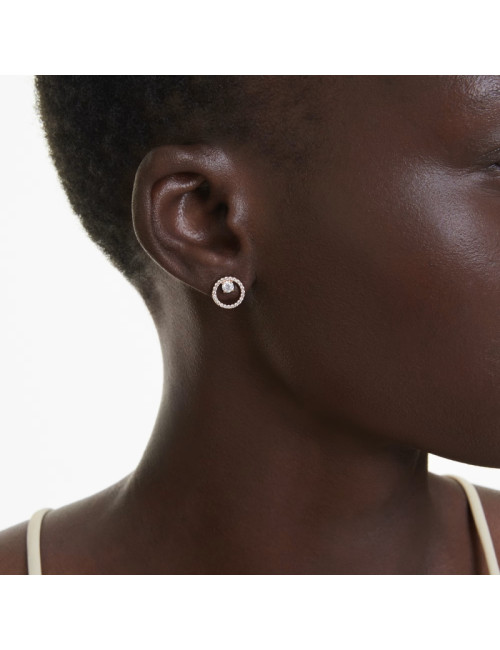 BRINCOS STUD WHITE SWAROVSKI