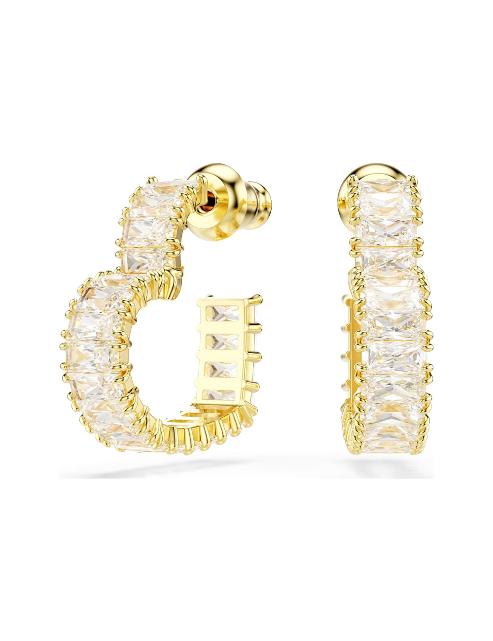 BRINCOS HEART WHITE SWAROVSKI