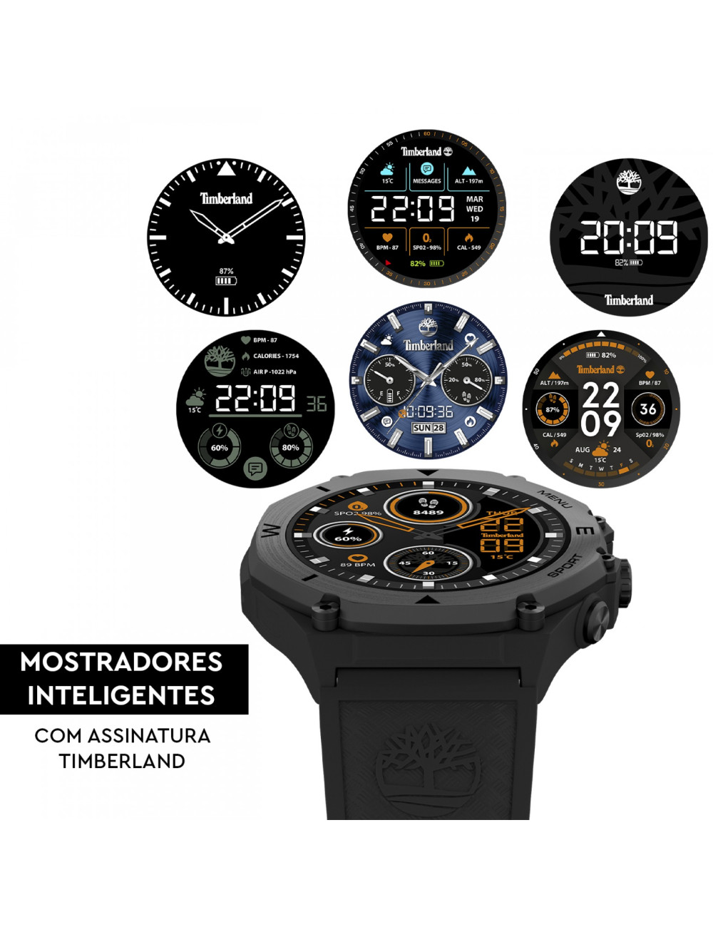 Relógio Smartwatch Timberland Trail Force S2