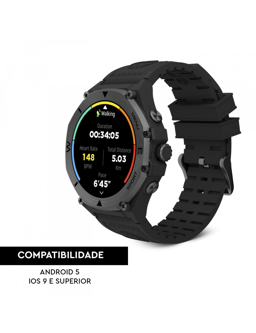 Relógio Smartwatch Timberland Trail Force S2