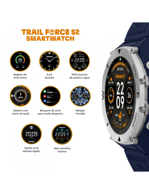 Relógio Smartwatch Timberland Trail Force S2