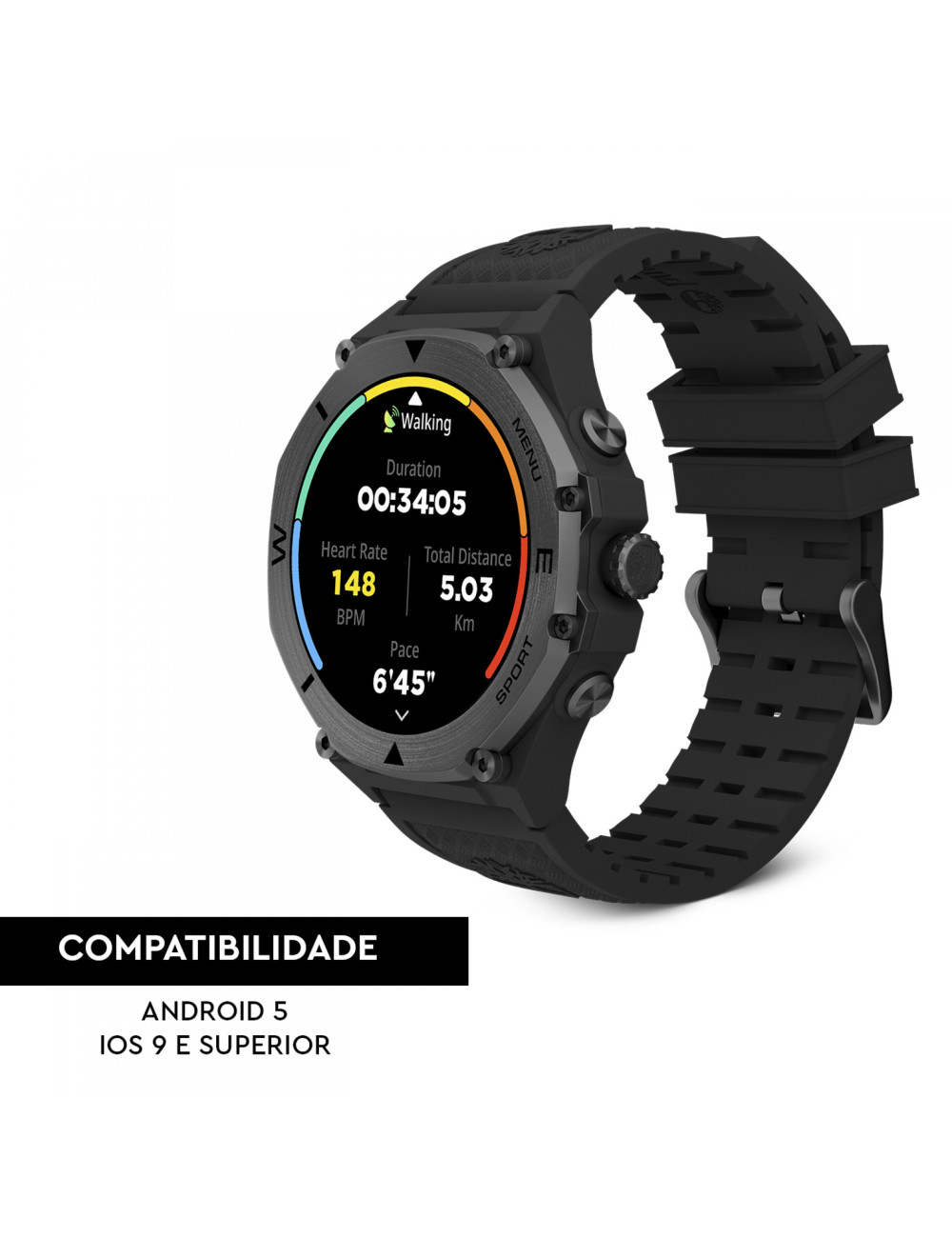 Box Smartwatch Timberland Trail Force S2