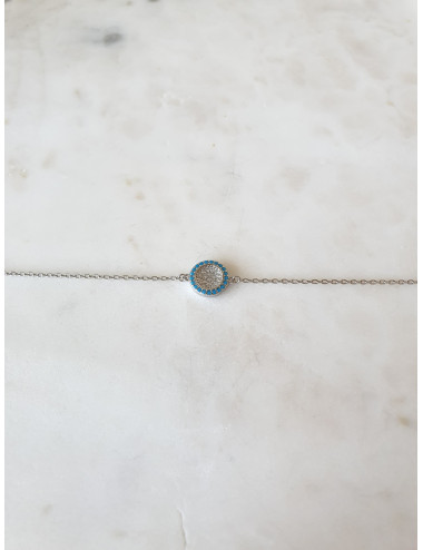 PULSEIRA SIMPLE BLUE PRATA