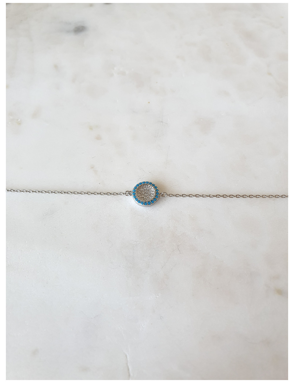 PULSEIRA SIMPLE BLUE PRATA