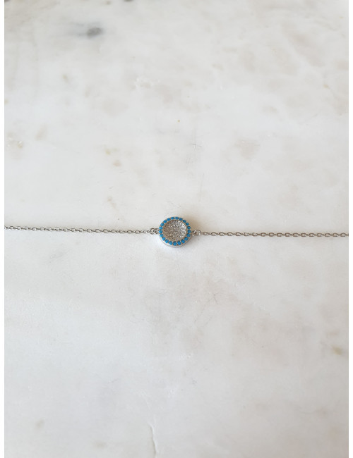 PULSEIRA SIMPLE BLUE PRATA