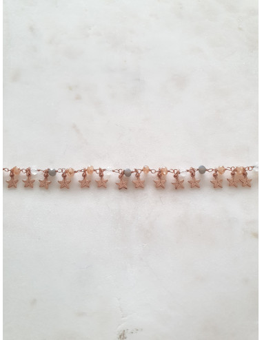 PULSEIRA OH MY STAR PRATA ROSE GOLD