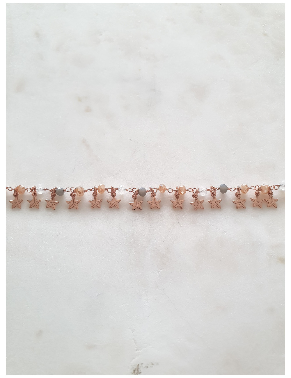 PULSEIRA OH MY STAR PRATA ROSE GOLD