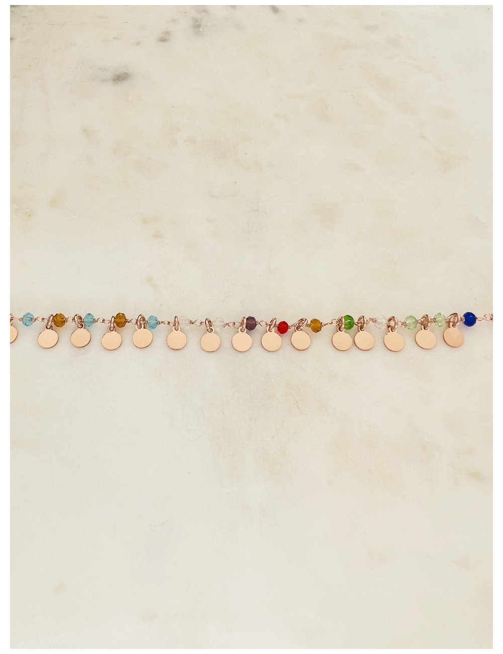 PULSEIRA COLOFULL PENDENTES PRATA ROSE GOLD