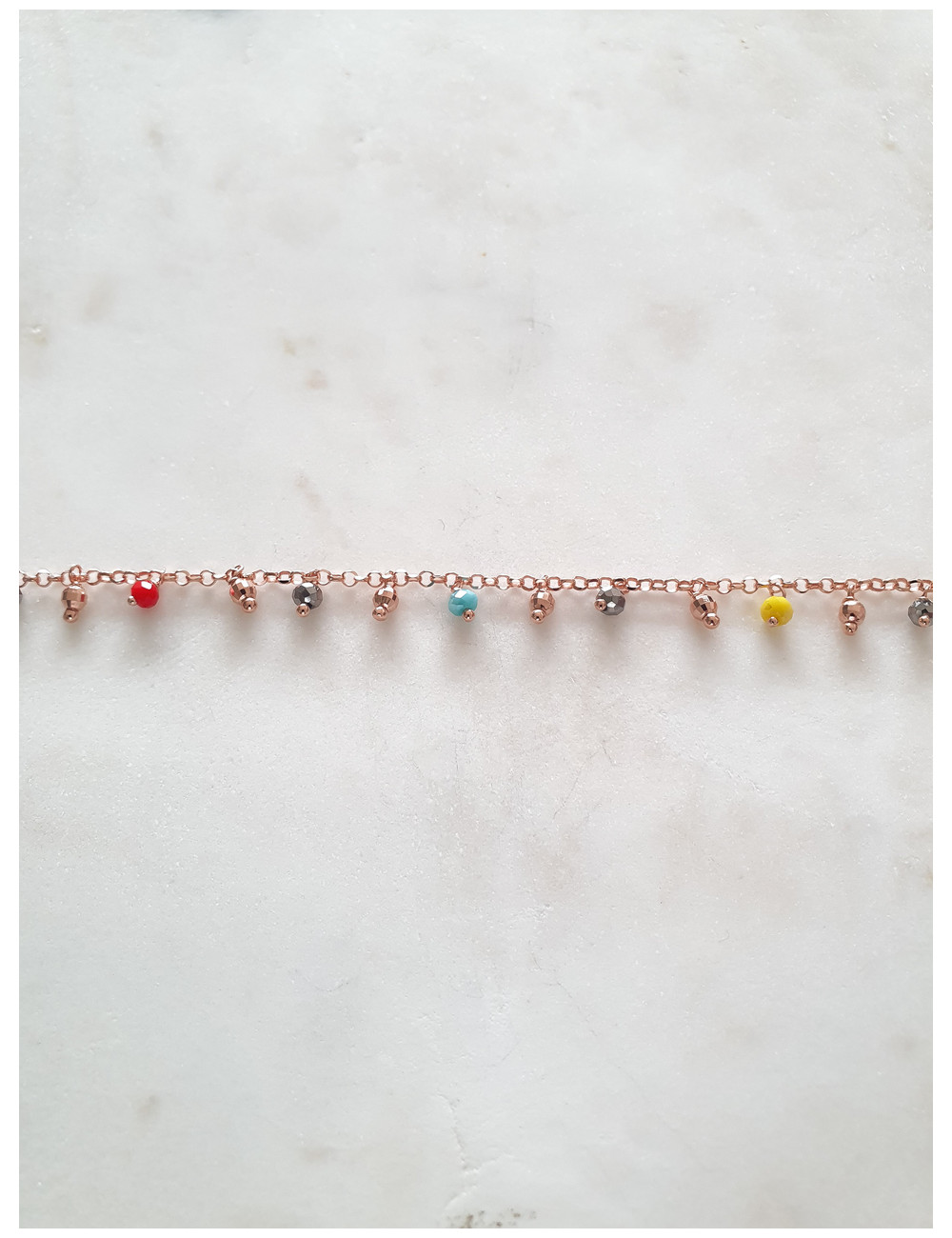 PULSEIRA COLOR ME PRATA ROSE GOLD