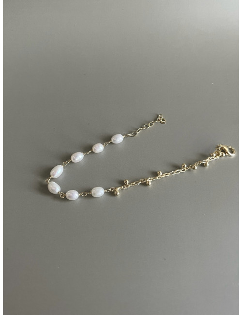 Pulseira Mercuri Prata Dourada