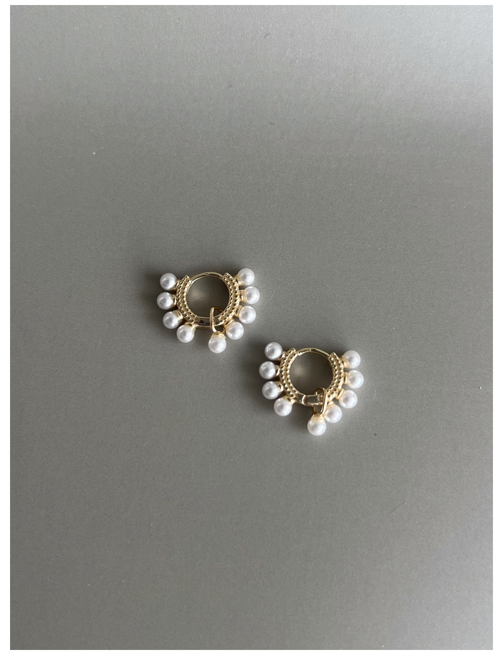 Argolas Toulon Prata Dourada