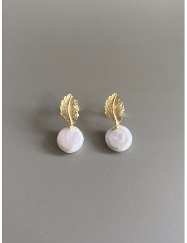 Brincos Amazónia Prata Dourada