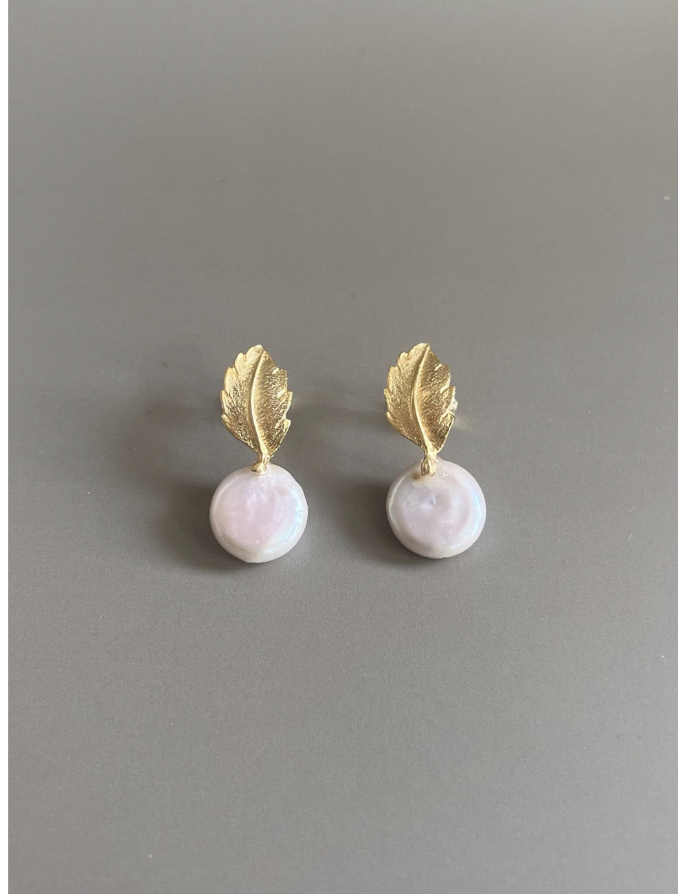 Brincos Amazónia Prata Dourada