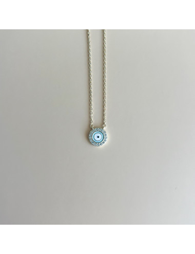 Colar Eye Prata Dourada