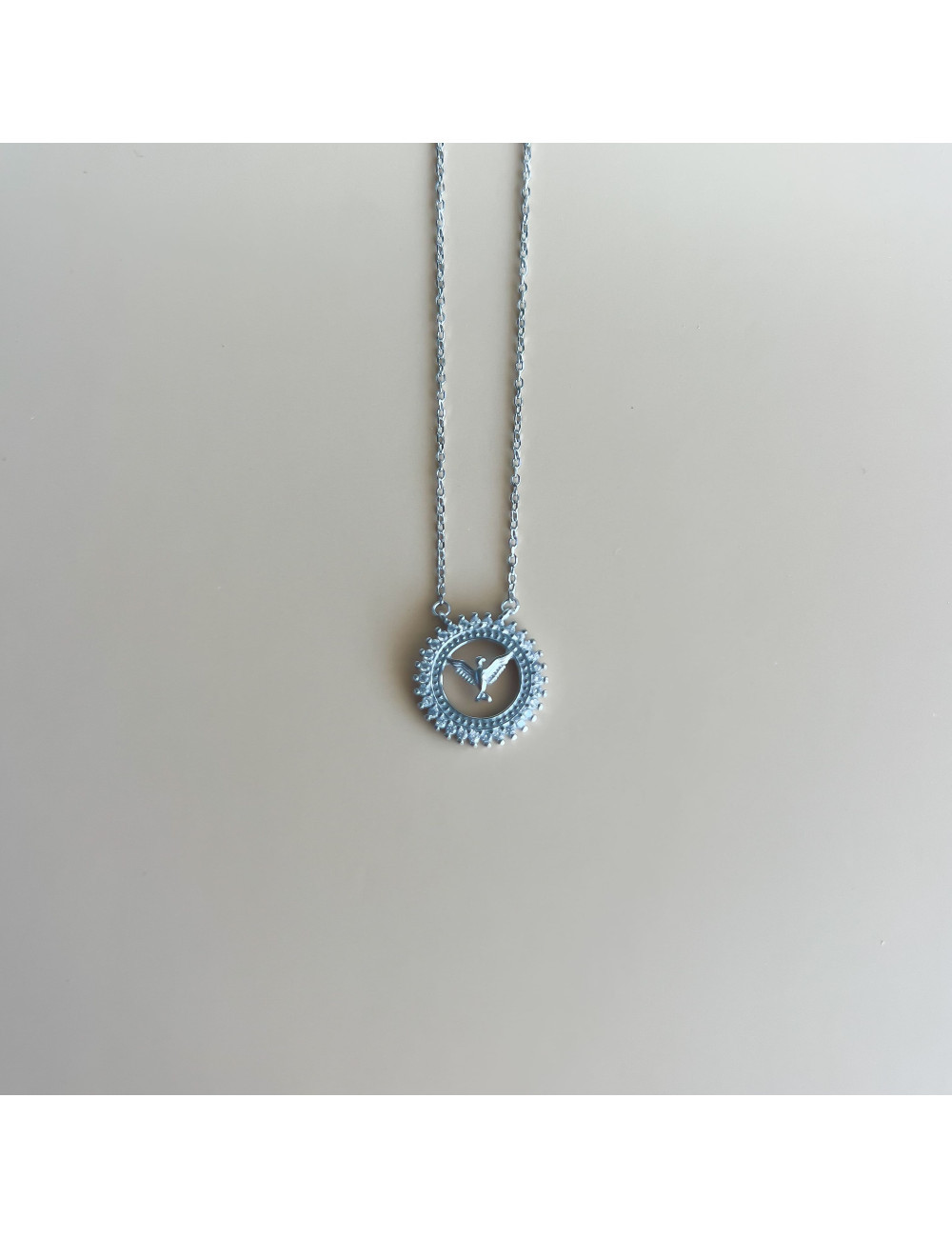 Colar Espirito Santo Prata