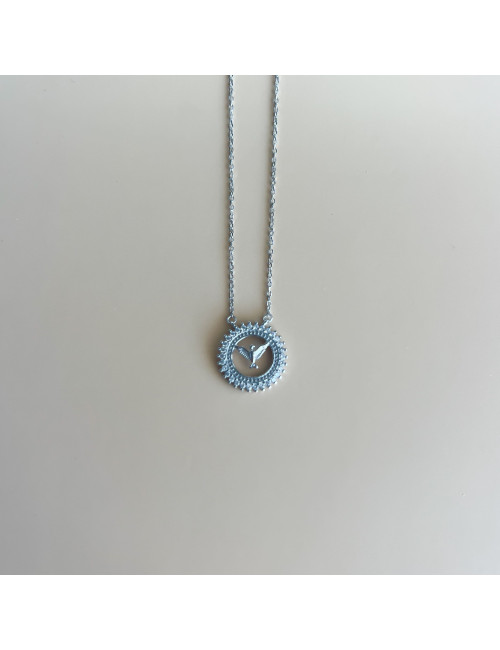 Colar Espirito Santo Prata