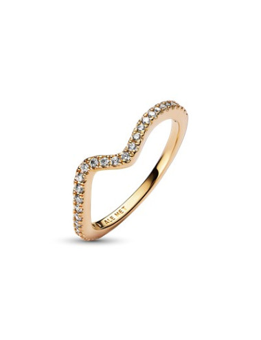 ANEL SPARKLING WAVE PANDORA 14K GOLD PLATED