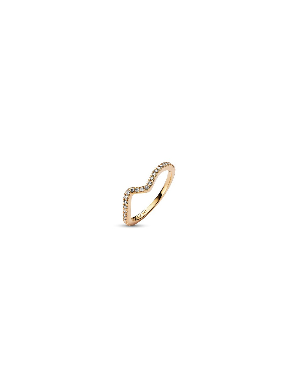 ANEL SPARKLING WAVE PANDORA 14K GOLD PLATED