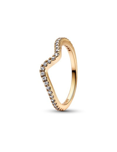 ANEL SPARKLING WAVE PANDORA 14K GOLD PLATED