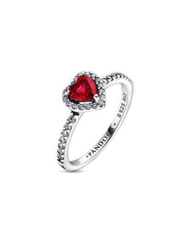 ANEL SPARKLING RED ELEVATED HEART PANDORA