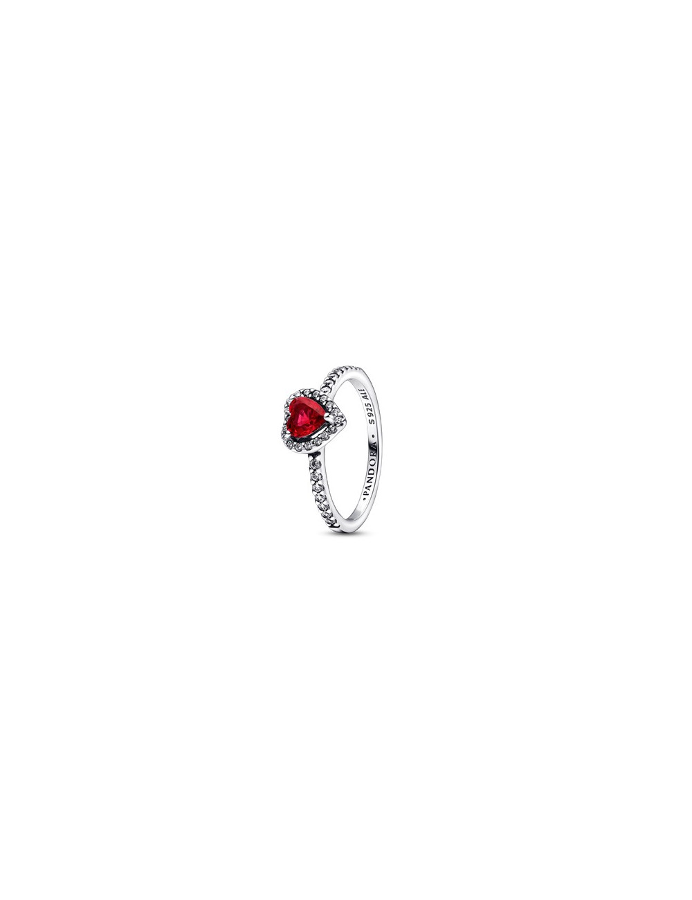 ANEL SPARKLING RED ELEVATED HEART PANDORA