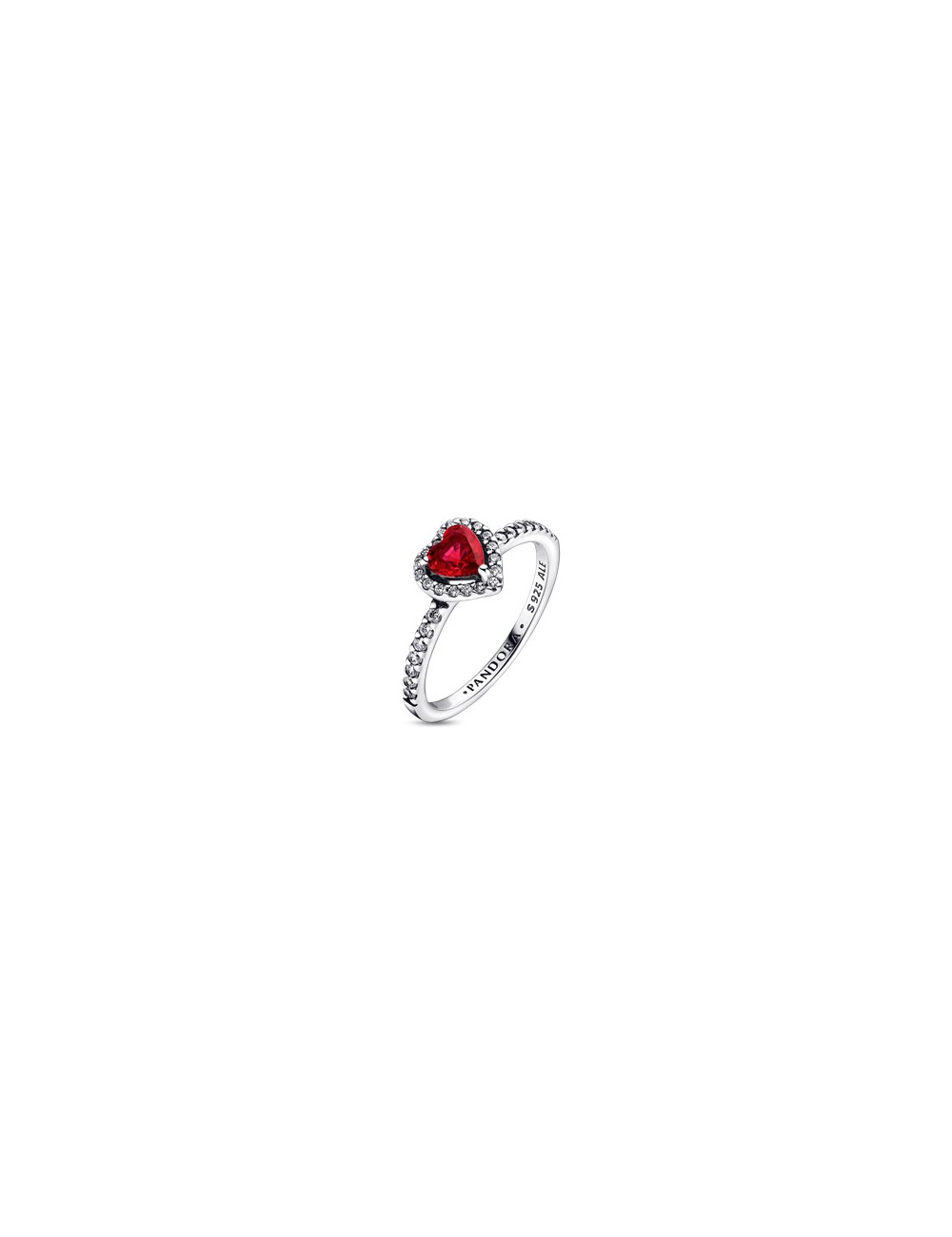 ANEL SPARKLING RED ELEVATED HEART PANDORA