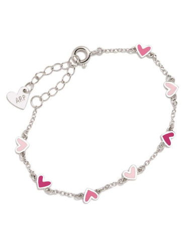 Pulseira Corações Rosa Agatha Ruiz de La Prada