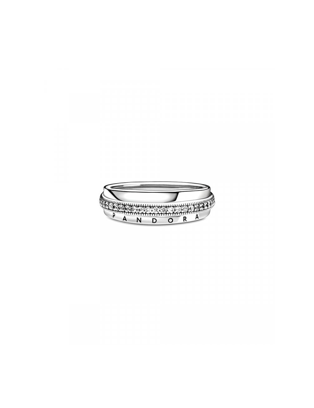 ANEL TRIPLE BAND PAVÉ PANDORA