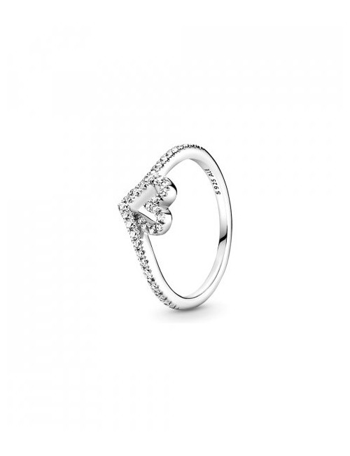 ANEL SPARKLING WISHBONE HEART PANDORA