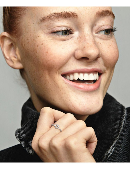 ANEL SPARKLING WISHBONE HEART PANDORA